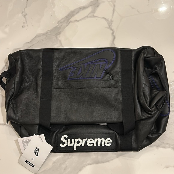 Supreme Other - Supreme Nike Leather Duffle Bag (FW19) - New in original packaging